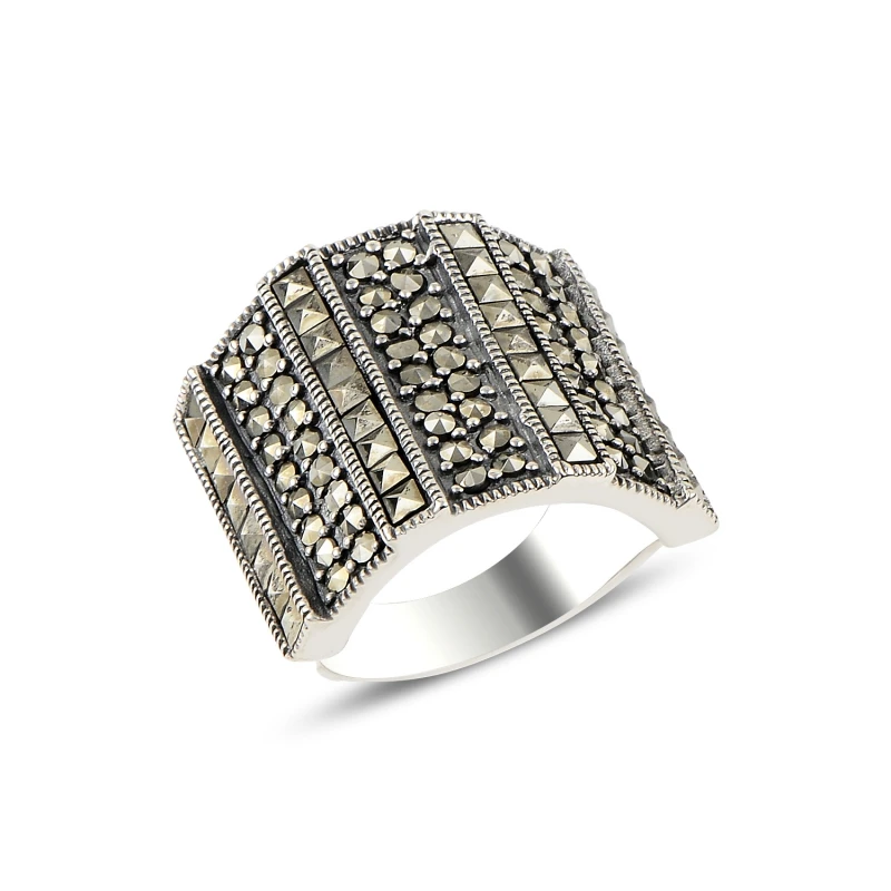 

Silver 925 Sterling Marcasite Ring