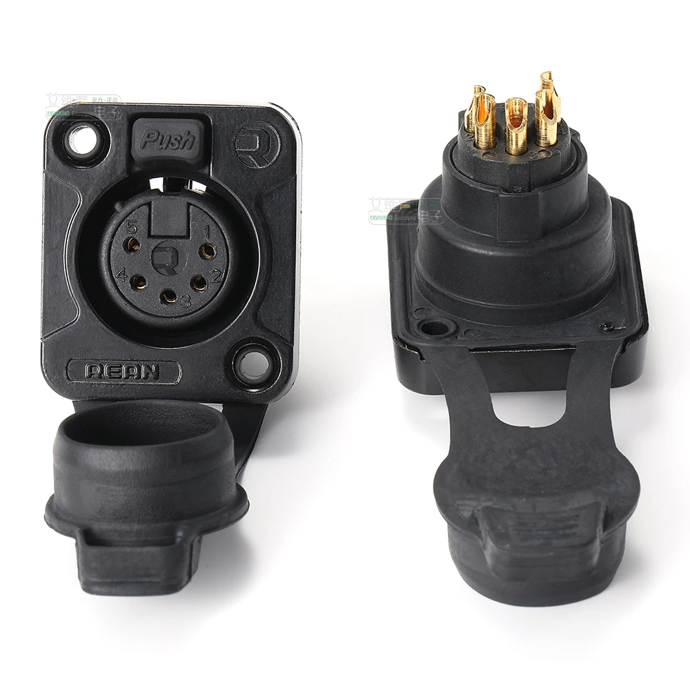 Уличная водонепроницаемая розетка для микрофона усилителя микшера кабеля