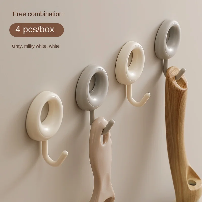 

Strong Adhesive Seamless Clothes Hook, Mini Storage, Nail-Free Installation, Wall Hanging, Kitchen, Bathroom
