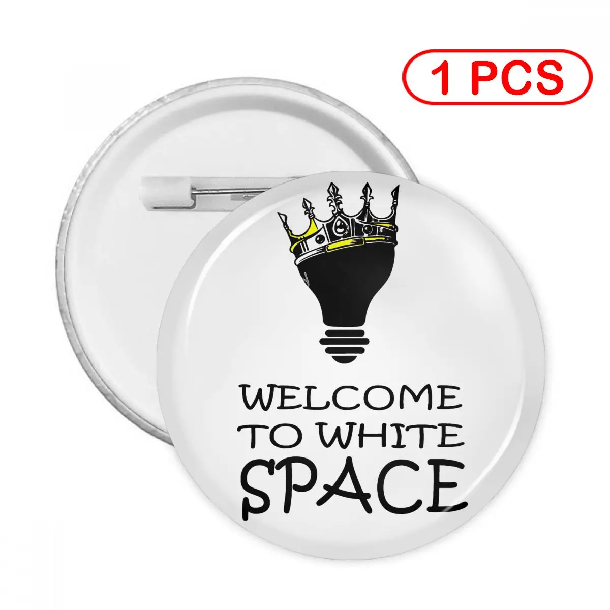 

Omori RPG Welcome To White Space Tank Top Pins Creative Brooch Jewelry Decor Metal Pin Badge Girl Child Broche Button Clothes