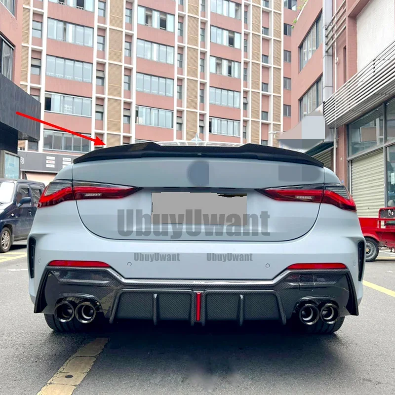 Автомобильный спойлер для BMW 4Series G22 Coupe/G82 M4 PSM Стиль из настоящего углеродного