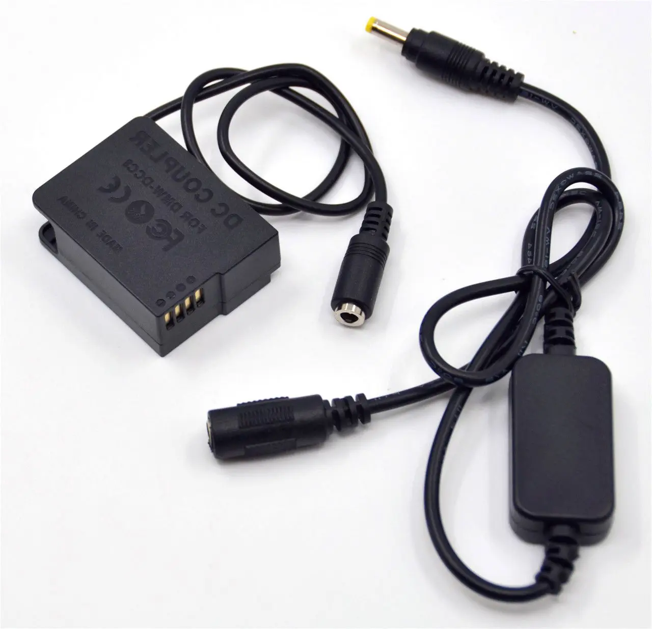 

Флуоресцентный аккумулятор DMW-BLC12 BLC12E DCC8, муфта постоянного тока, 12-24 В, понижающий кабель питания для Panasonic Lumix GX8 FZ1000 FZ200 G7 G6 G5 GH2