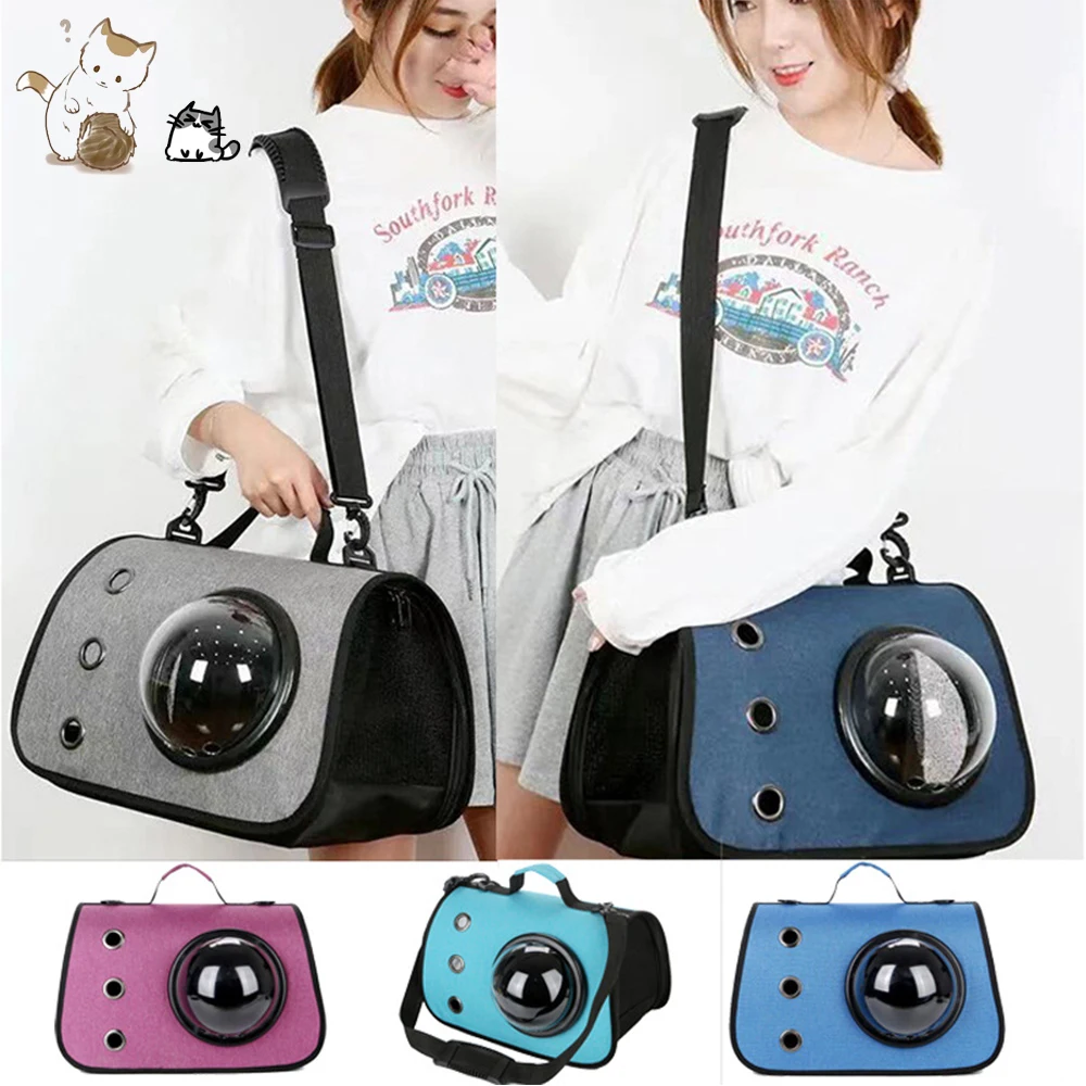 

Cat Carrier Bubble Soft-Sided Travel Bag Pet Carrier for Cats Dogs Kitten Puppy Comfort Portable Collapsible Pet Bag