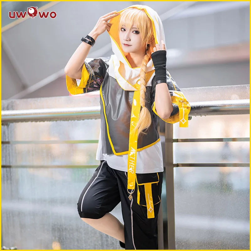 【Only xl】 uwowo Traveler Cosplay Genshin Impact Aether/костюм для мужчин модный костюм