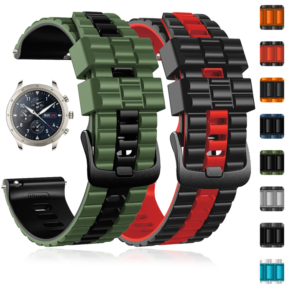 

22mm Strap for Amazfit Zepp Z Band Smartwatch Replacement Wristband Silicone Accessories Bracelet ремешок Correa Watchband