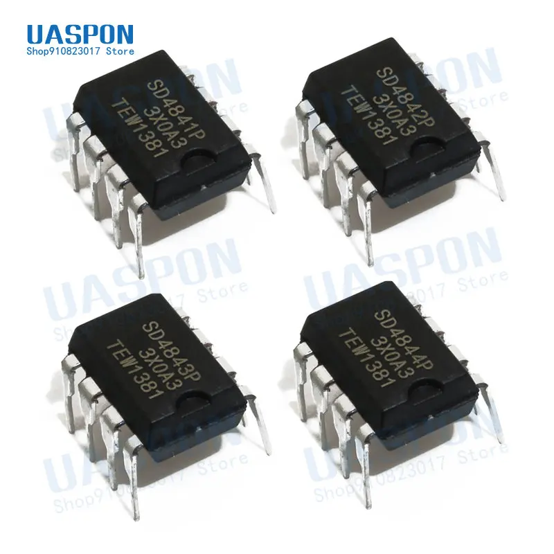 

Импульсный чип питания DIP-8 SD4843P SD4841 DIP 8 SD4842 4843P SD4844P SD4841P SD4842P DIP8, новый и оригинальный IC, 5 шт.