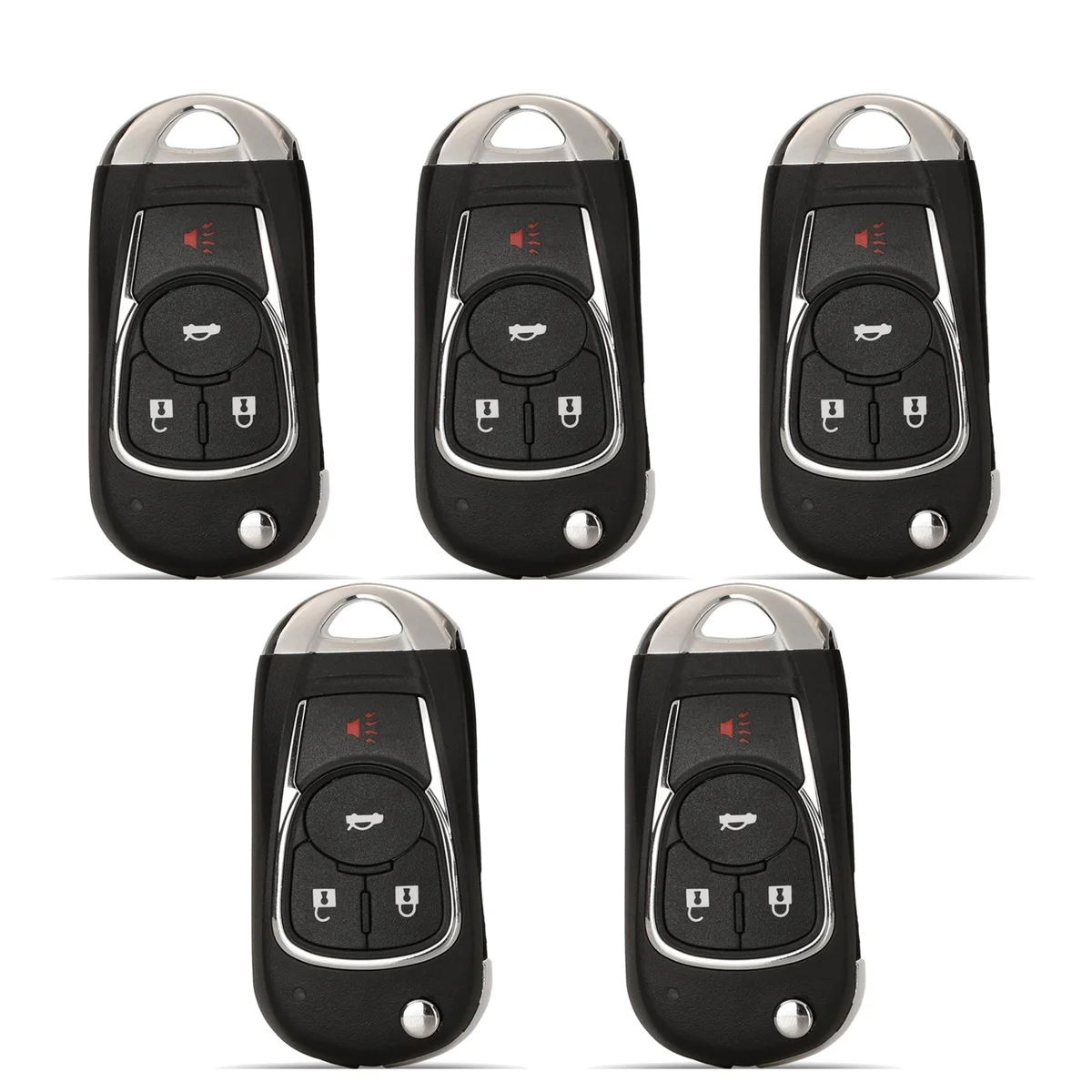 

For Xhorse XKBU02EN Universal Wire Remote Key Fob 4 Button for Buick Style for VVDI Key Tool 5Pcs/Lot