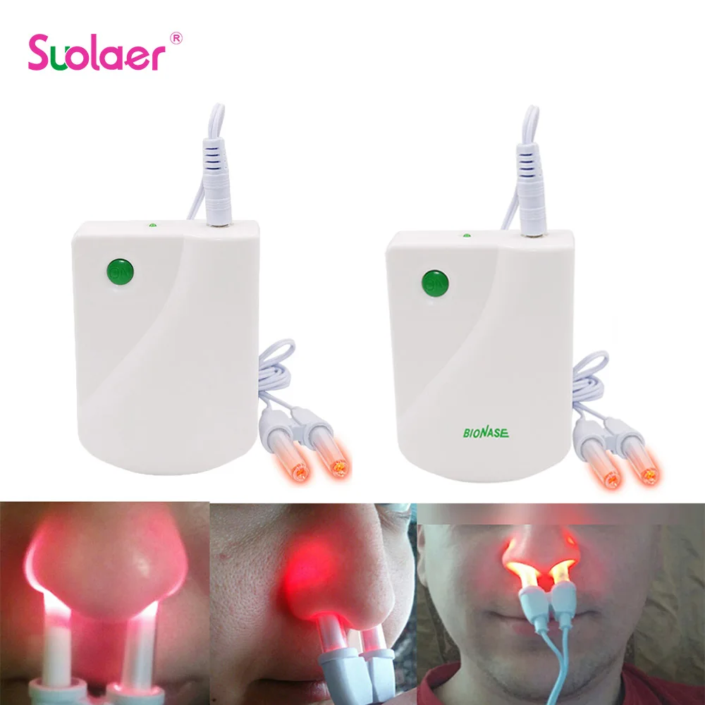 

SUOLAER Dropship Laser Therapy Nose Breathe Treatment Machine Rhinitis Treatment Device Allergic Rhinitis Sinusitis Treat Tools