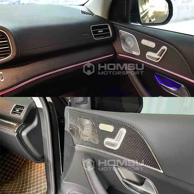 Внутренняя накладка из углеродного волокна для merce des GLE Class w167 2020-2023