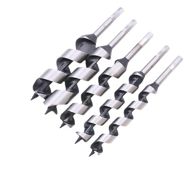 

Carbon Steel Woodworking Broach Drill Four Edges Hexagonal Handle Door Lock Drawer Hole Reaming Drill Hole Opener