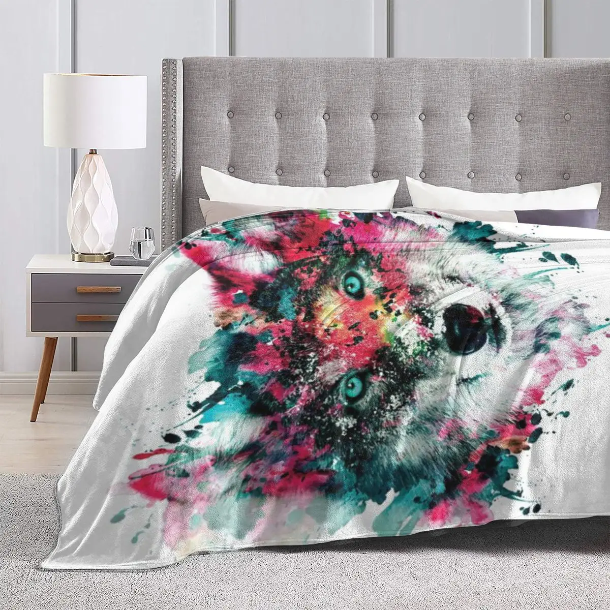 Ультрамягкое одеяло из микрофлиса Wolf II