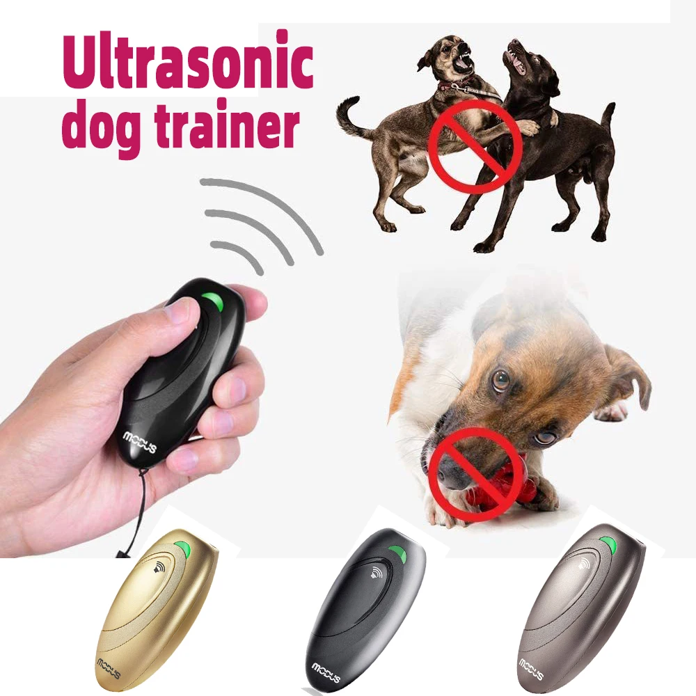 

Safety Ultrasonic Wave Dog Trainer Anti-barking Device For Dogs Repeller No Vibrator Electric Shock Puppy Training Behavior Aids