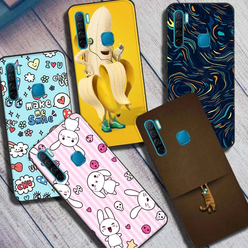 

For Infinix S5 Case Silicon Painted Phone Cases Cover For Infinix S5 Lite X652 X652B X652C Back Coque Bumpers Fashion Cute