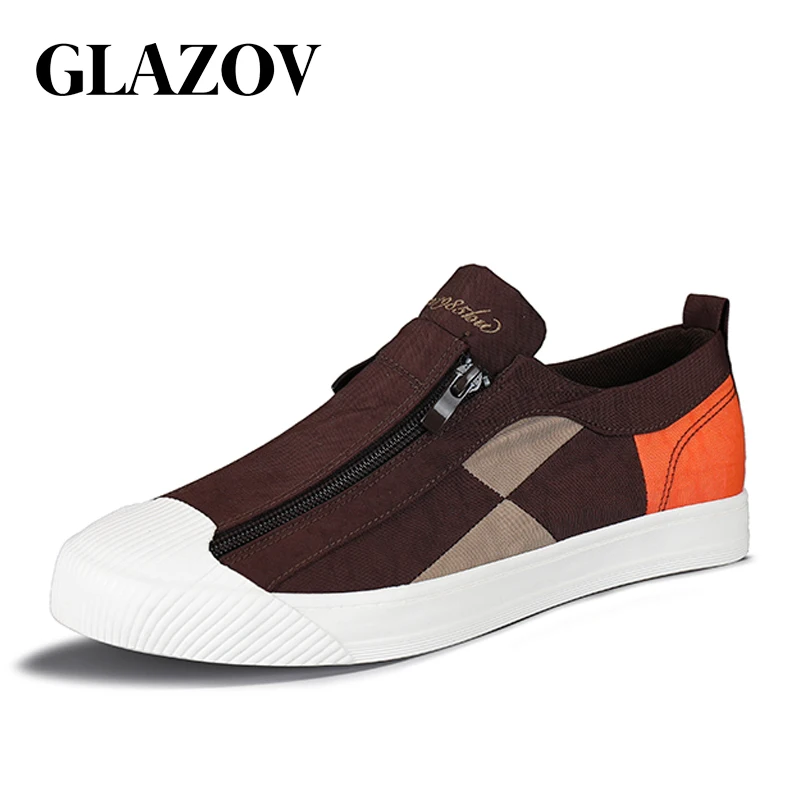 

Leather Men Shoes Sneakers Trend Casual Shoe Italian Breathable Leisure Male Sneakers Non-slip Footwear Men Vulcanized Shoes