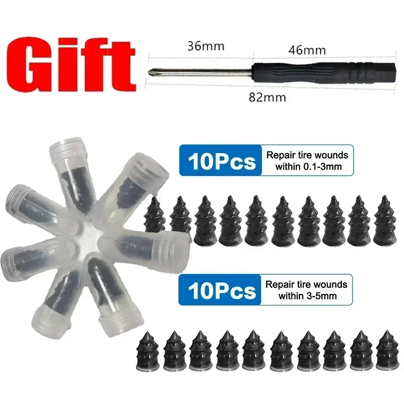 

Набор для ремонта шин: 10-30 шт. резиновых шипов для ремонта шин автомобилей, мотоциклов, грузовиков, скутеров, велосипедов, ...