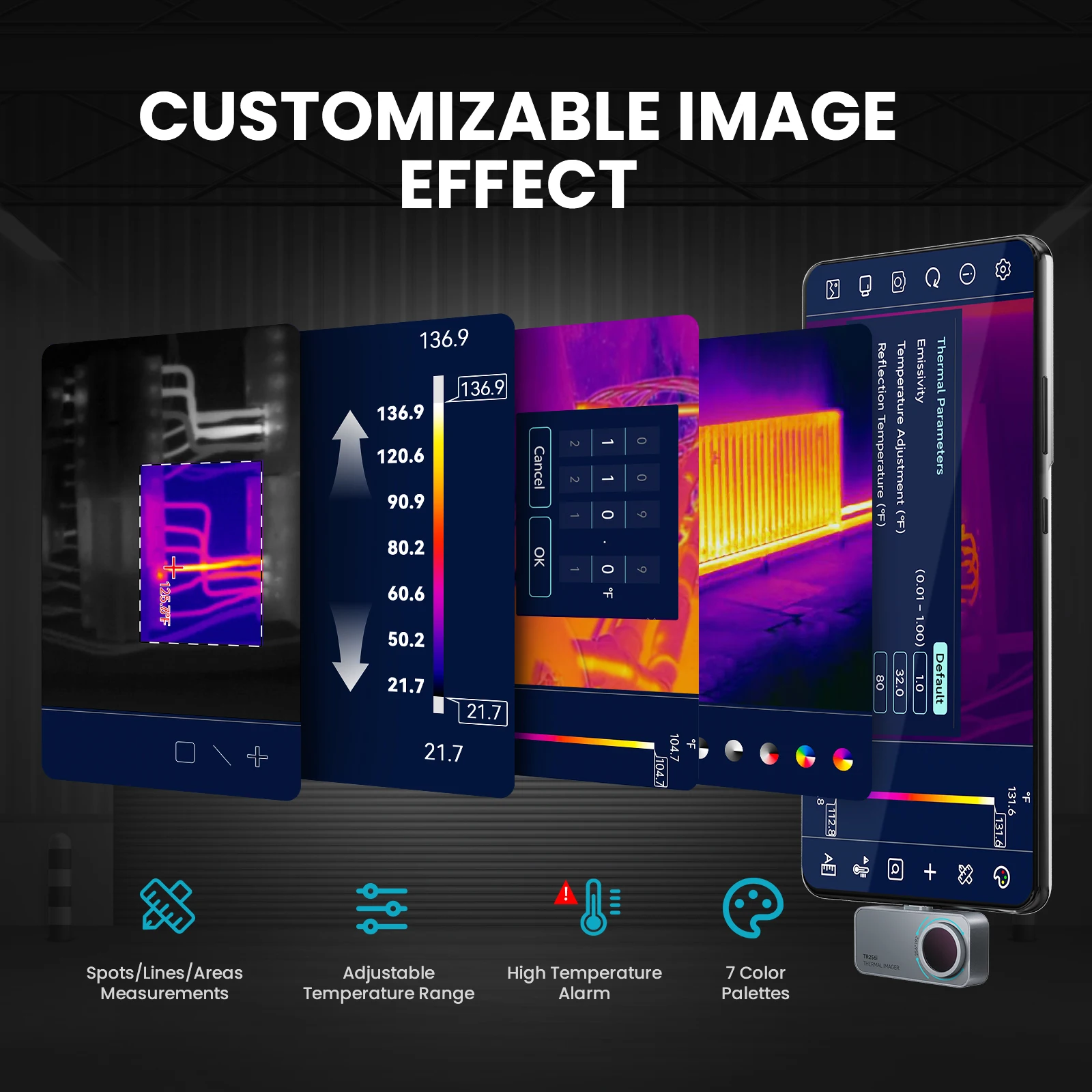 Термометр MILESEEY TR256i для Android