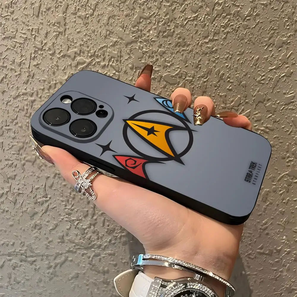 Чехол для телефона Star movietnam-Trek чехол IPhone 15 16 13 Pro Max 14 12 11 Xr X Xs 8 7 Plus роскошная задняя