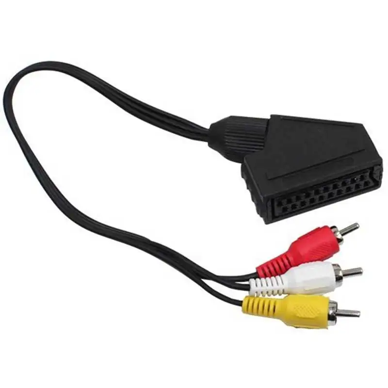 Переходник SCART Мама/папа кабель 20 см |