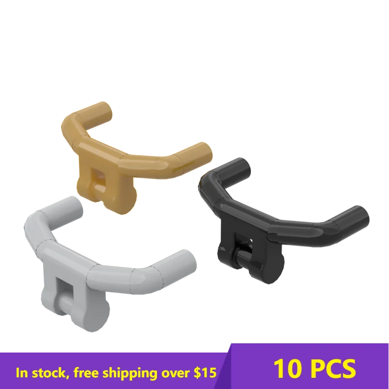 10 шт. кубики MOC 98397 Толстая ручка автомобиля для строительных блоков классический