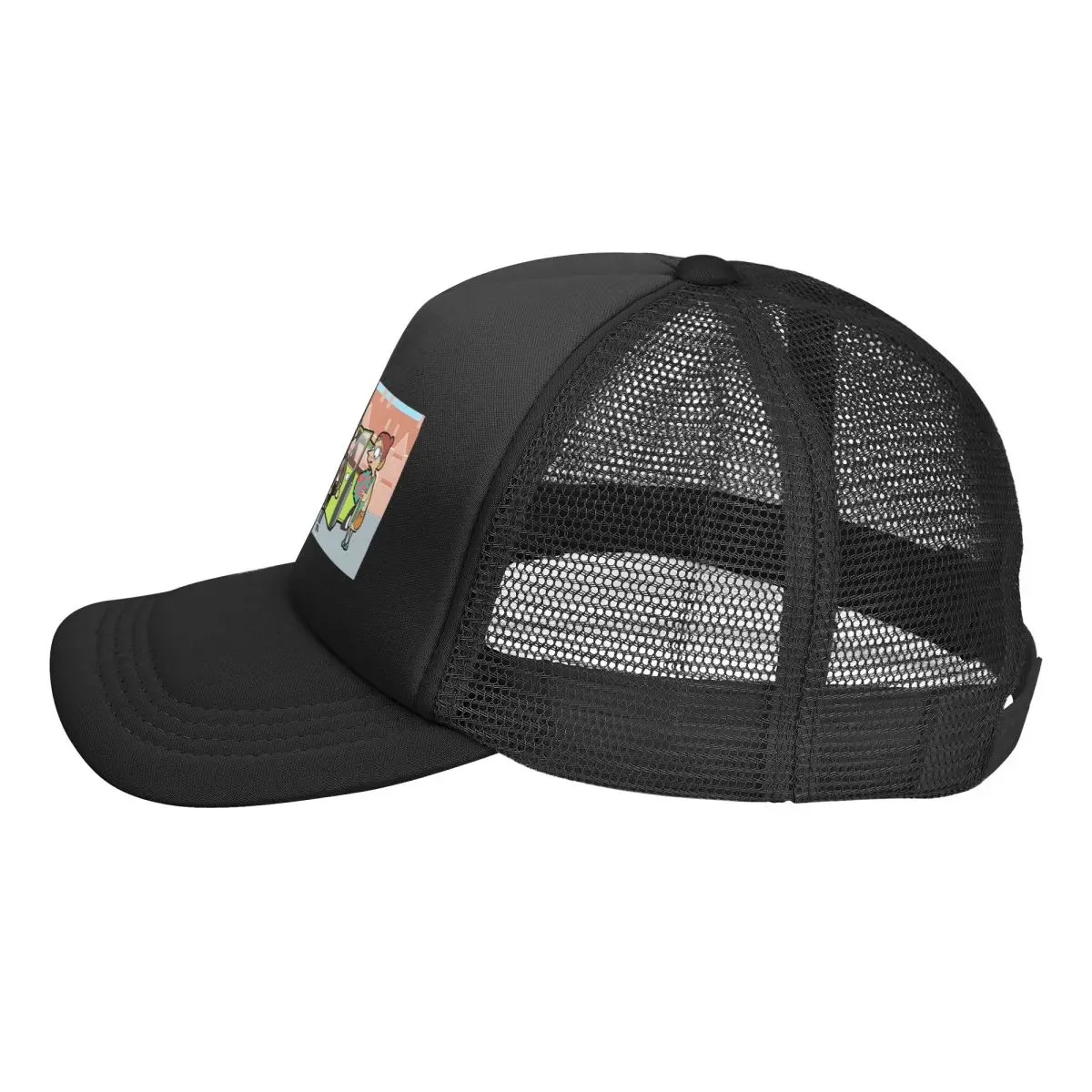 Фото Сетчатые бейсболки Mr Bean Snapback, модные бейсболки, дышащие повседневные бейсболки, уличные унисекс №3