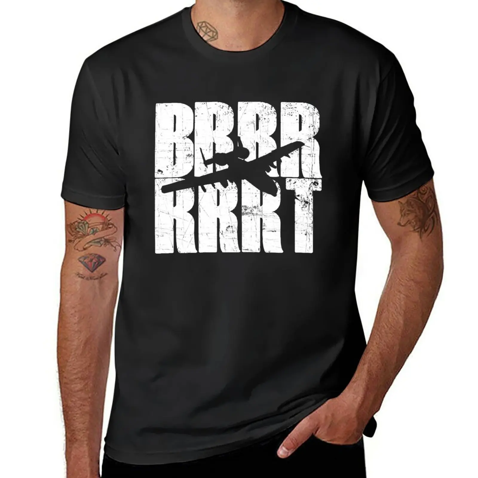 Новинка Мужская футболка с рисунком летательного аппарата