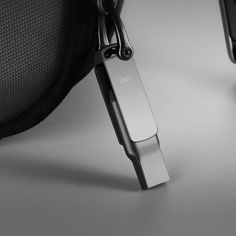 Металлический флэш-накопитель USB 3 1 256 ГБ бесплатный брелок для ключей карта