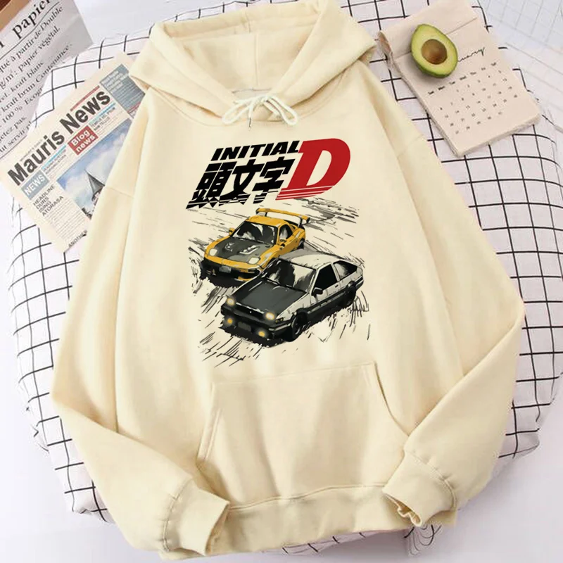 

initial d hoodies male Ulzzang grunge manga printed male clothing hoody grunge Ulzzang