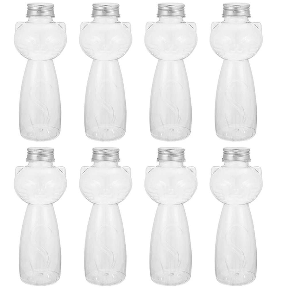 

Bottlesreusable Beverage Drink Bottle Water Containers Caps Orangejuicingsmoothie Clear Empty Cold Leak Proof Disposable Bulk