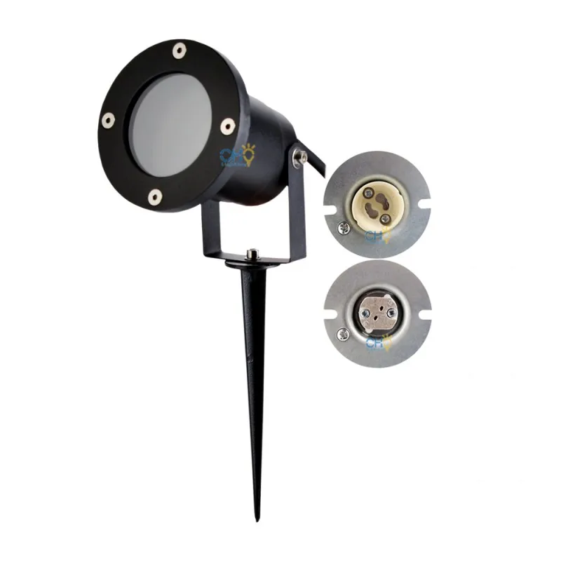 

2pcs/lot GU10 MR16 Garden Spike Light Housing Landscape Lawn Lamp Waterproof Path Spot Bulb Fitting