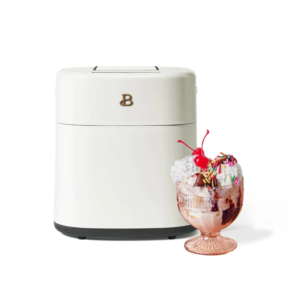 

Beautiful 1.5QT Ice Cream Maker with Touch Activated Display, White Icing by Drew Barrymore