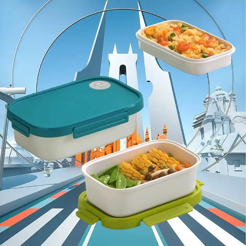 

CHAHUA Double Layer Partition Preservation Bento Box: The Ultimate Solution for Organized and Fresh Meals On-the-Go