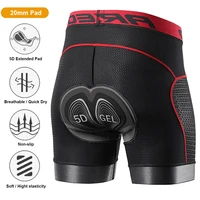 mens cycling shorts 5d gel pad breathable mesh brief cycling underwear shockproof bicycle underpant mtb road bike riding shorts