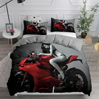 motorcycle beauty quilt cover set 23 pcs comforter bed linens 100 high quality super soft comfortable bedding sets cotton hot