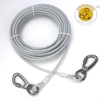 dogs tie out cable for pet 5mm ultra strong dog tie out chain for training pet tie out cable dog leash for camping