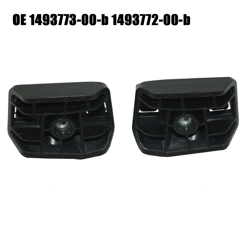 

1pair Front Bumper Fender Bracket Support Black Plastic Retainer Brackets For Tesla Model Y 1493773-00-B 1493772-00-B Car Part