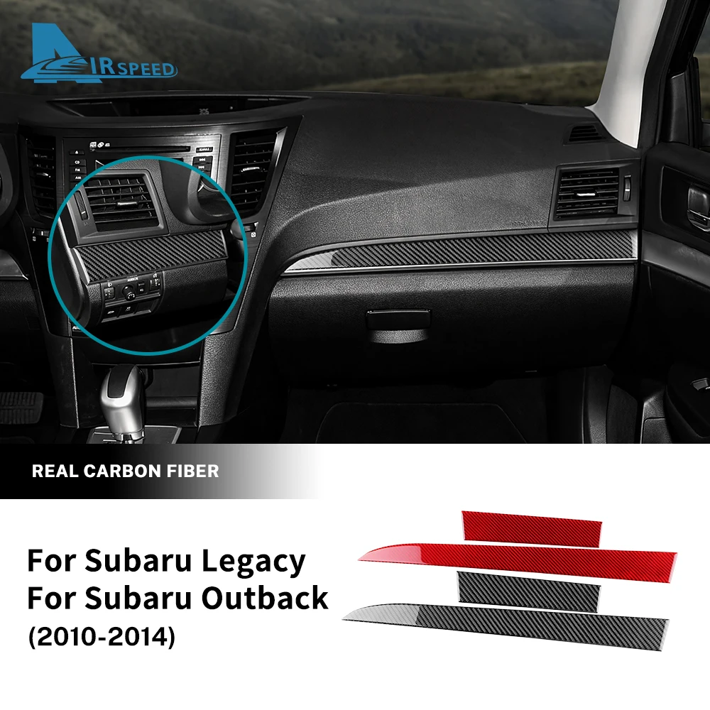 Настоящая мягкая наклейка из углеродного волокна для Subaru Legacy Outback 2010 2011 2012 2013 2014 LHD