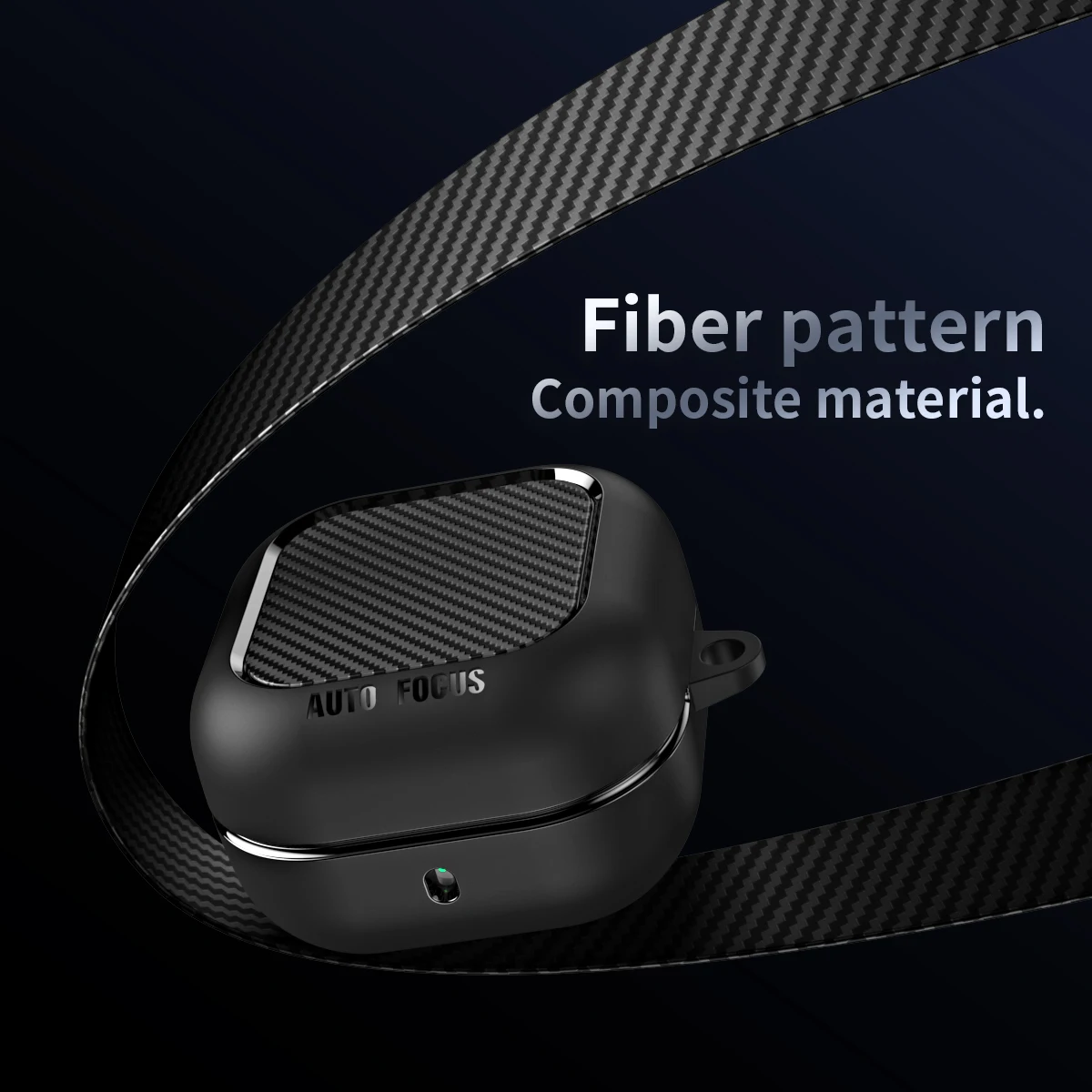 Фото Новый защитный чехол из углеродного волокна для наушников Samsung Galaxy Buds 4 / Buds 4 Pro с аксессуарами для ключей, противоударный чехол-сумка №2