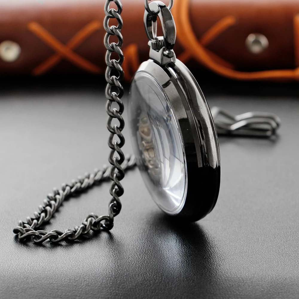 Silver Retro Mechanical Pocket Watch Special Hollow Out Design Unisex Necklace Timing Pendant Men's and Women's Pocket Watch