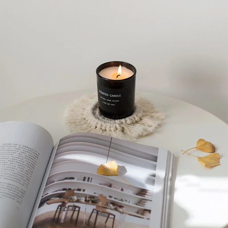 Чайный коврик с кисточками Плетеный в богемном стиле модный кофейный домашний