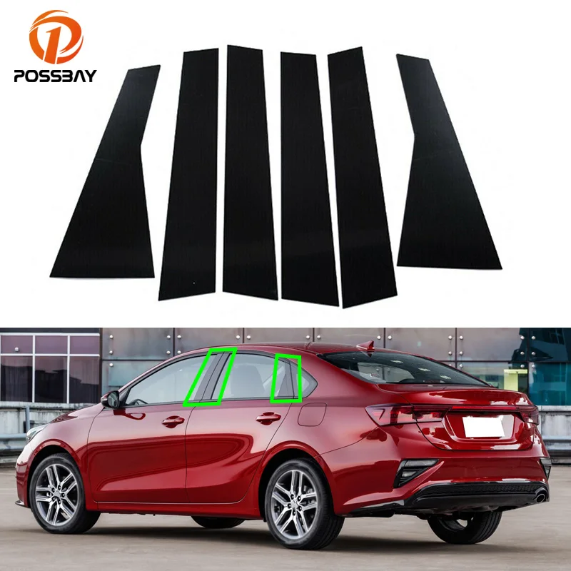 

Для Kia Forte Sedan K3 Cerato 2019 2020 2021 2022 автомобильные столбы Дверь Окно Крышка отделка BC Колонка стикер внешние аксессуары