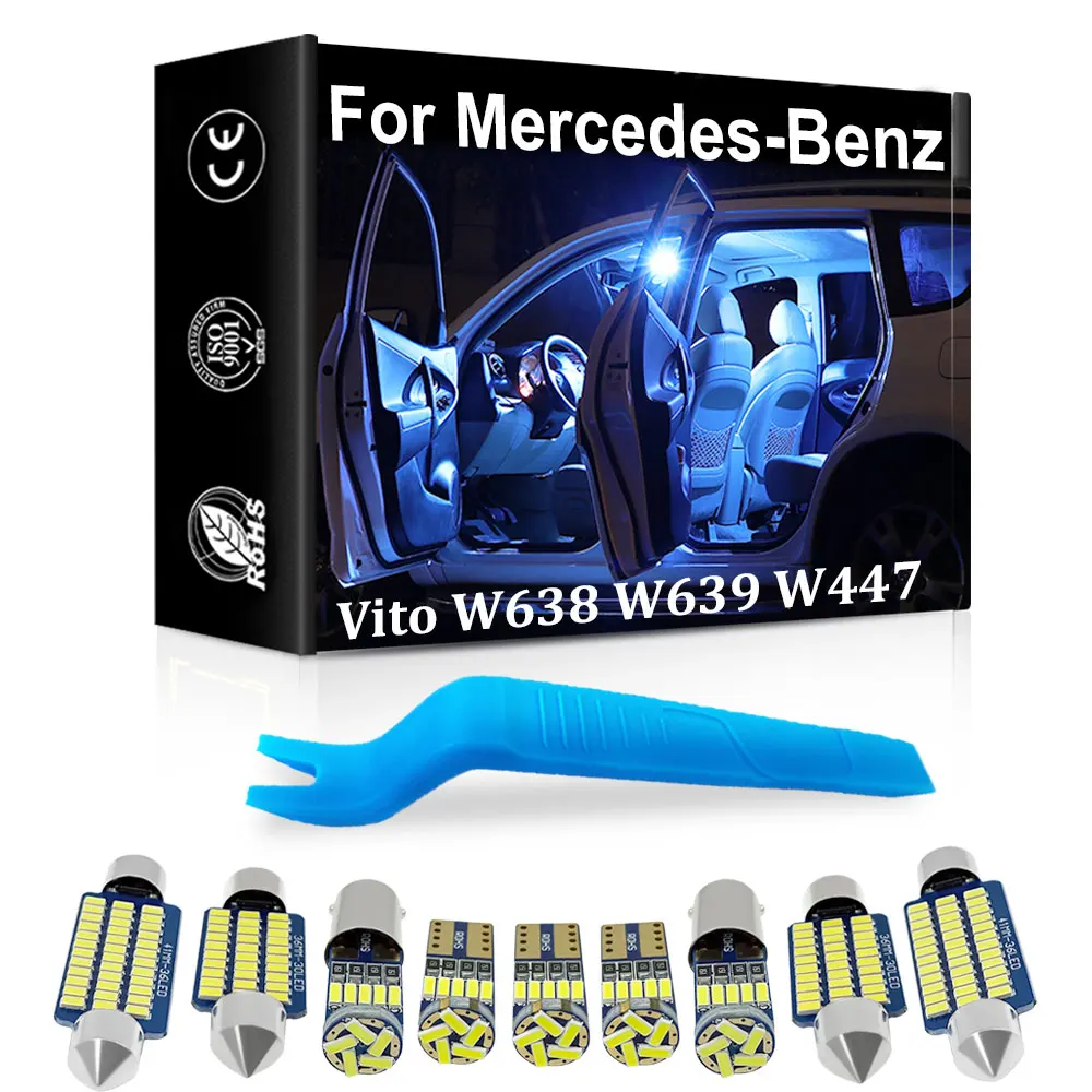 

Vehicle Canbus Interior LED Light For Mercedes Benz Vito W638 W639 W447 1996-2011 2012 2013 2014 2015 2016 2017 2018 Indoor Lamp