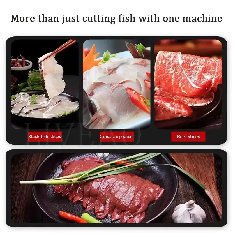 Автоматическая машина для резки филе рыбы LXBYDT 220В 1350Вт