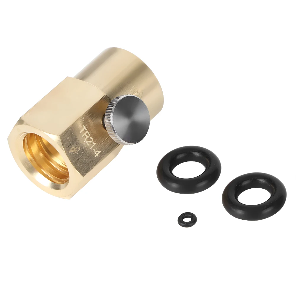 

Household Soda Bottle Soda Water Cylinder CO2 Refill Connector Adapter Accessories(W21.8 to TR2 CO2 Refill Adapter CO2 Refill