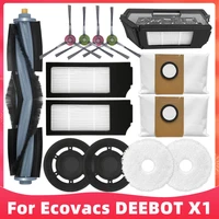replacement for ecovacs deebot x1 turbo omni robot vacuum cleaner spare parts accessories main side brush hepa filter mop rag