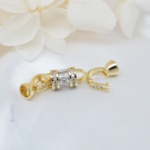 Медный браслет с цирконием LIJIEMEI