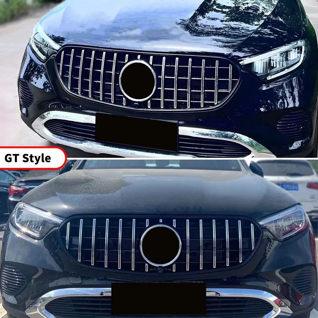 Передняя решетка радиатора GT Diamond Style сетчатая для Mercedes Benz New GLC X254 2022 2023 2024+