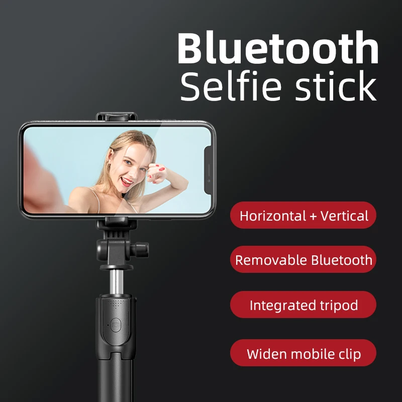 

Wireless Bluetooth-compatible Selfie Stick with Beauty Fill Light Universal Telescopic Portable Photo Photography Stand Tripod