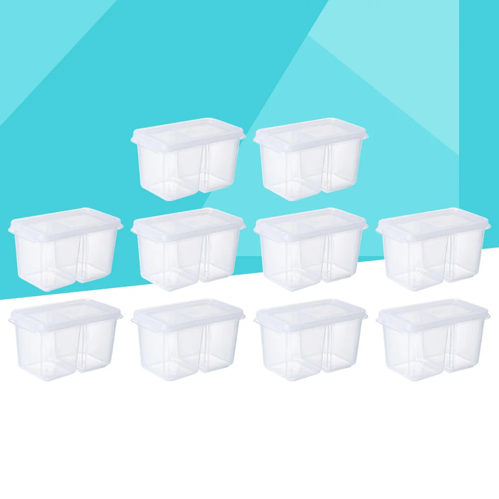 

10 Pcs Sauce Container Lid Fruit Box Container Vegetable Onion Ginger Garlic Storage Box Kitchen Storage Box Storage Box