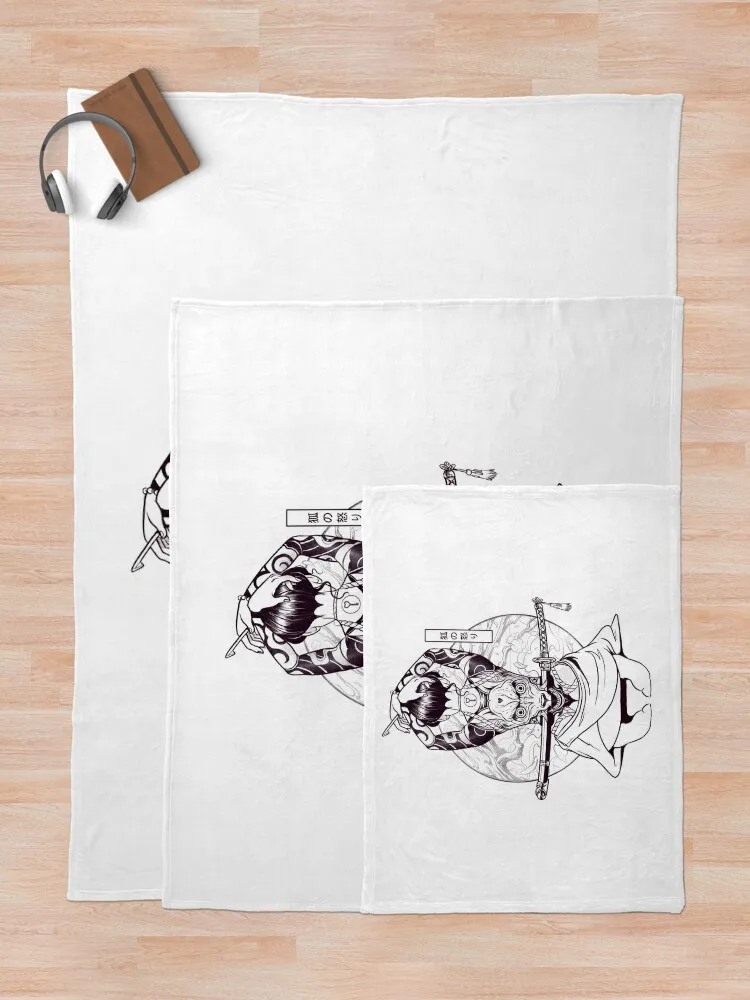 Kitsune Fury - черно-белая версия пледы меховые изделия для пикника идеи подарков на