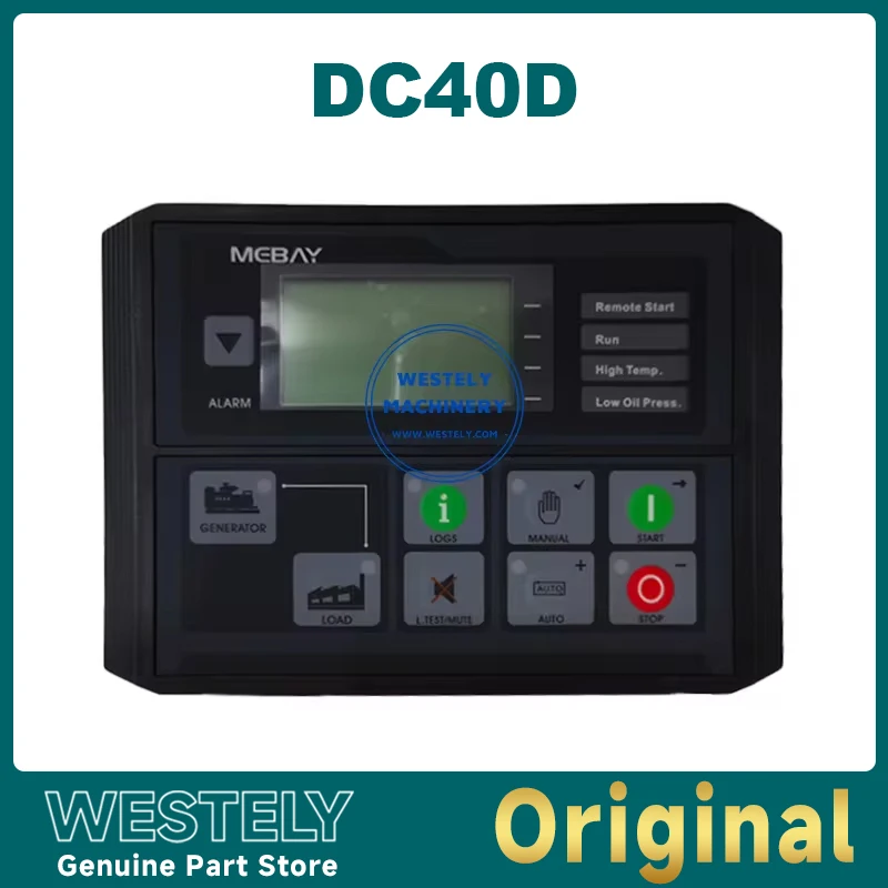 MEBAY DC40D Оригинальный ЖК-дисплей Дизельная генераторная установка контроллер